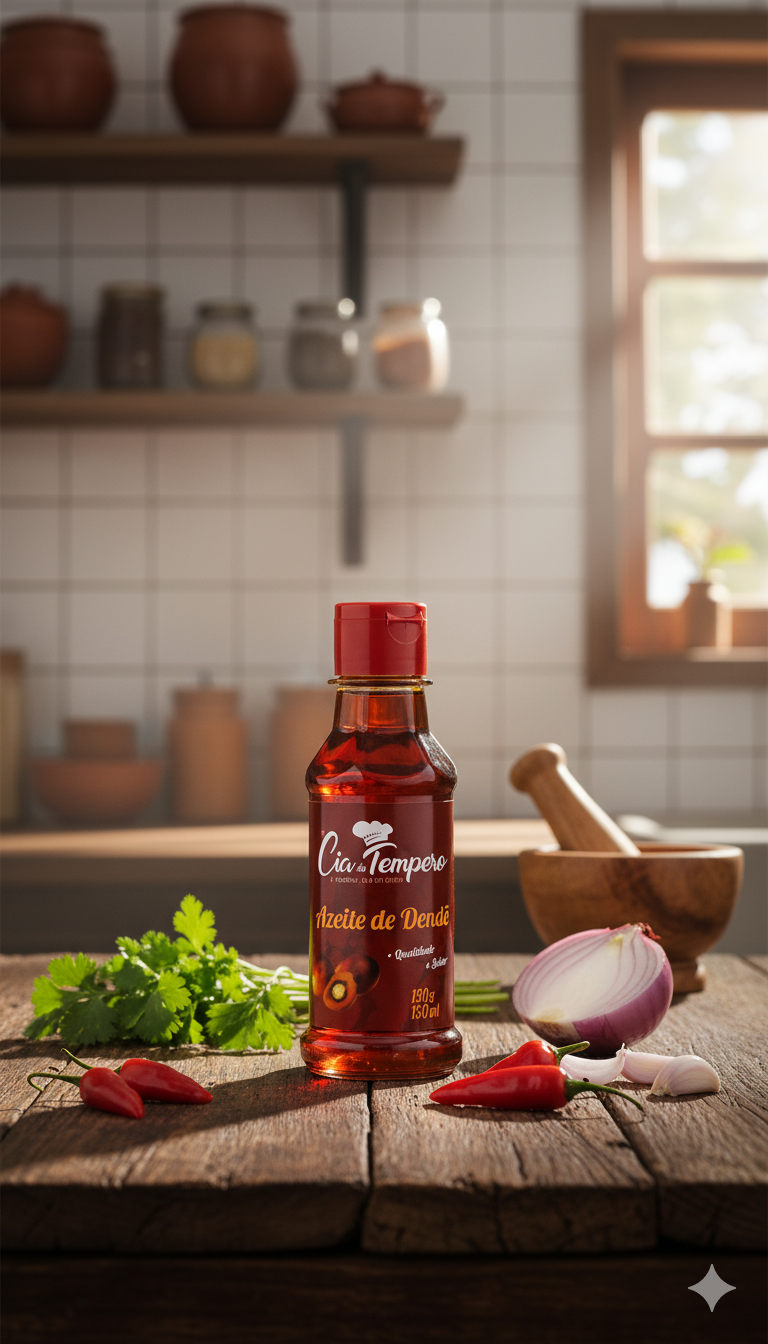 Azeite De Dende 180ML CIA DO TEMPERO