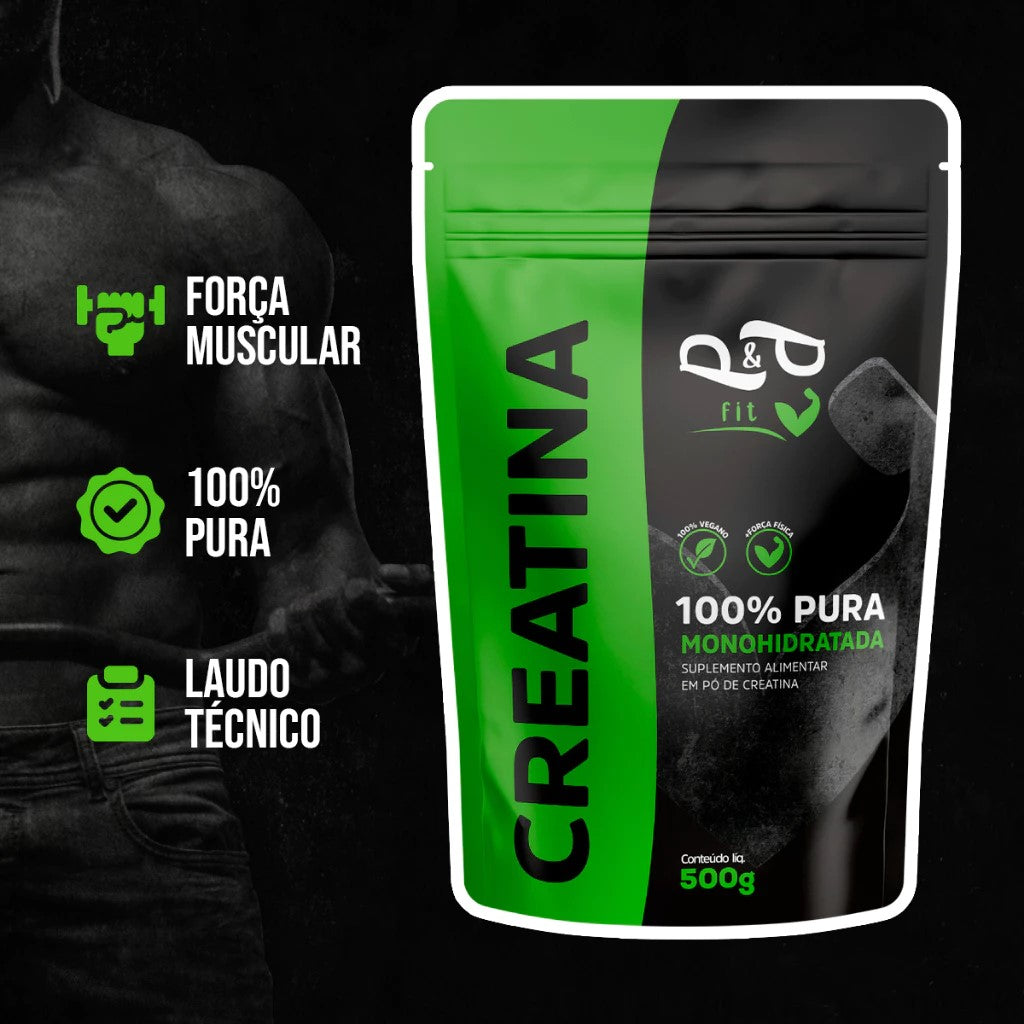 Creatine 100% Pure Monohydrate 500g + Pre-Workout Feminine Girl Power 300g Kit