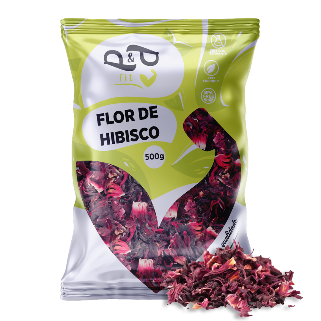 Flor de Hibisco Desitrado para Chá Termogênio  - P&P