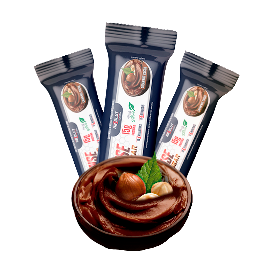 Barrinha de Proteína Sabor Cream Nut Coco DSP 12un - ABSOLUT