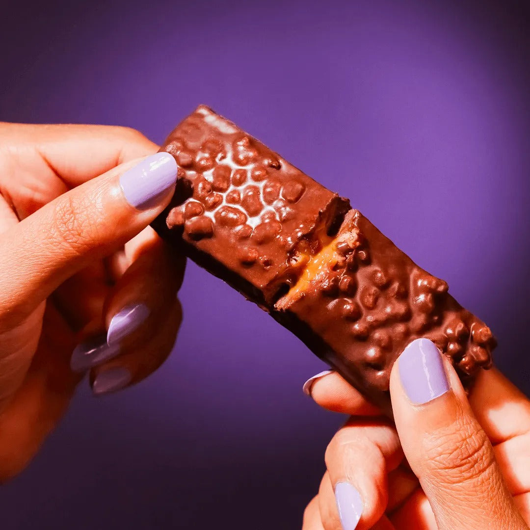 Barra de Proteína BOLD Thin Caramelo Crocante 12un Caixa Proteína Sabor Intenso