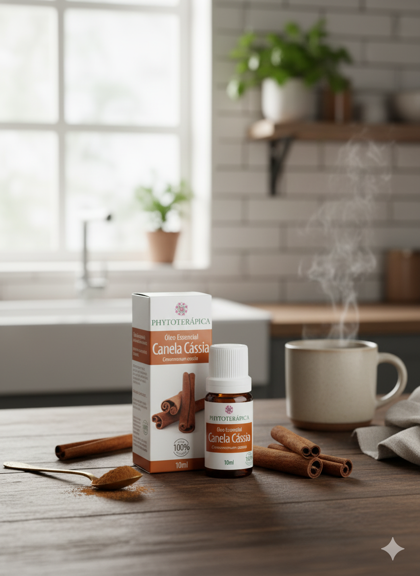 Oleo Essencial Canela Cássia 10Ml