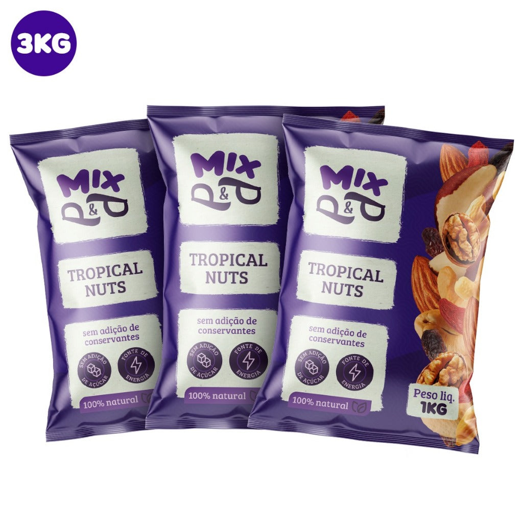 Mix Castanhas Tropical Dieta Saudável 3Unidades