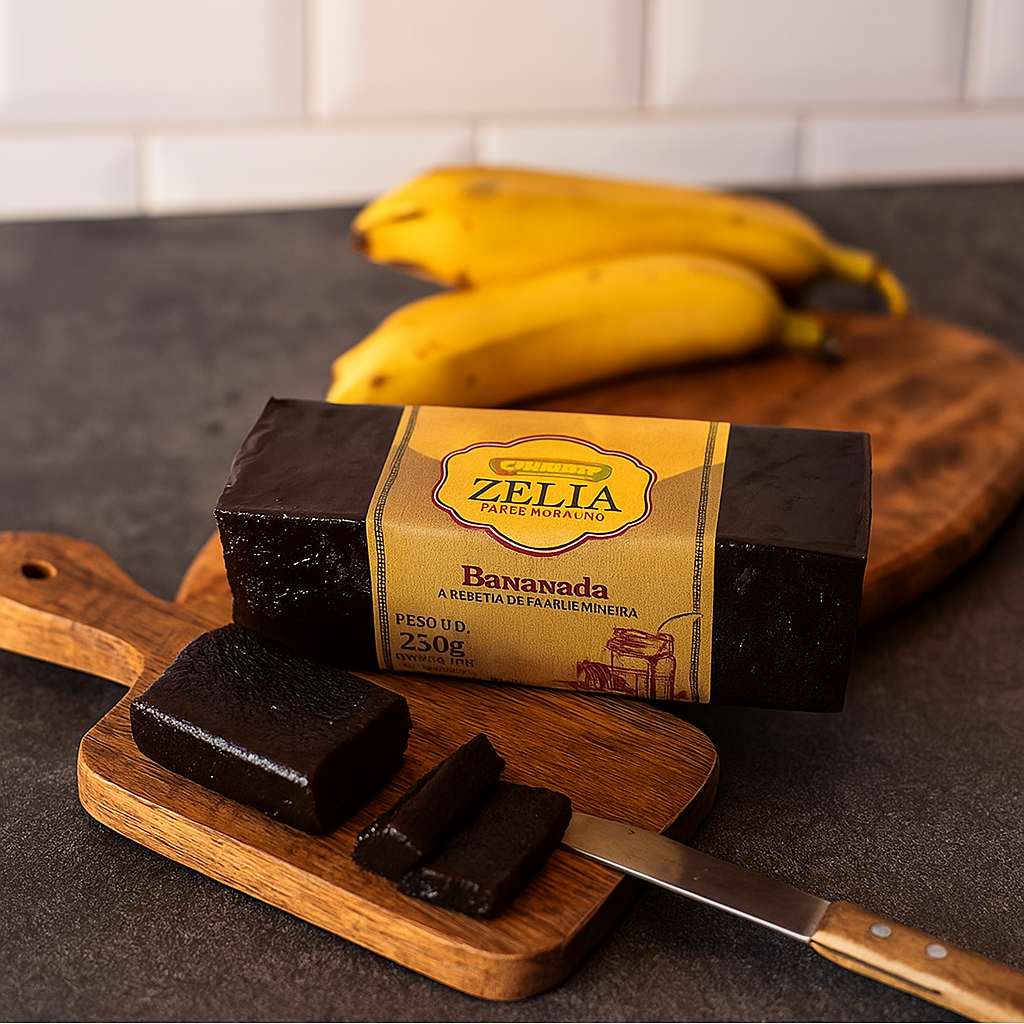 Bananada Zélia Barra Receita MineiraSem Conservantes