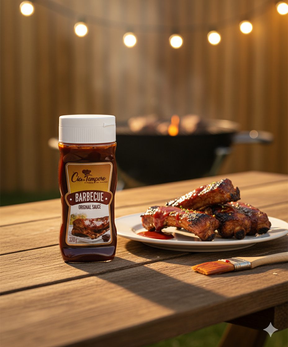 Molho Barbecue Defumado 200ml - CIA DO TEMPERO