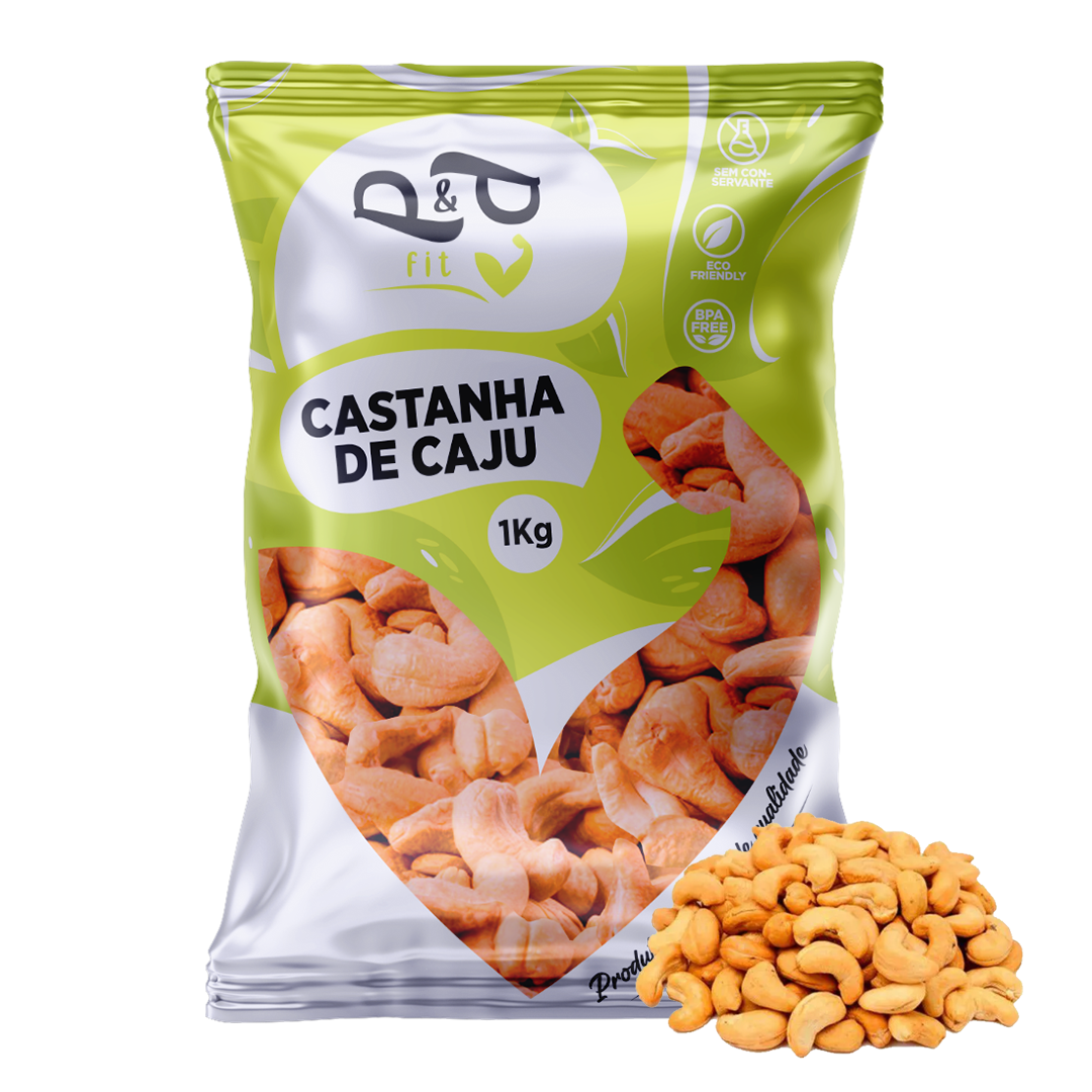 Castanha de Caju Super Large (SLW1) sem Sal - P&P