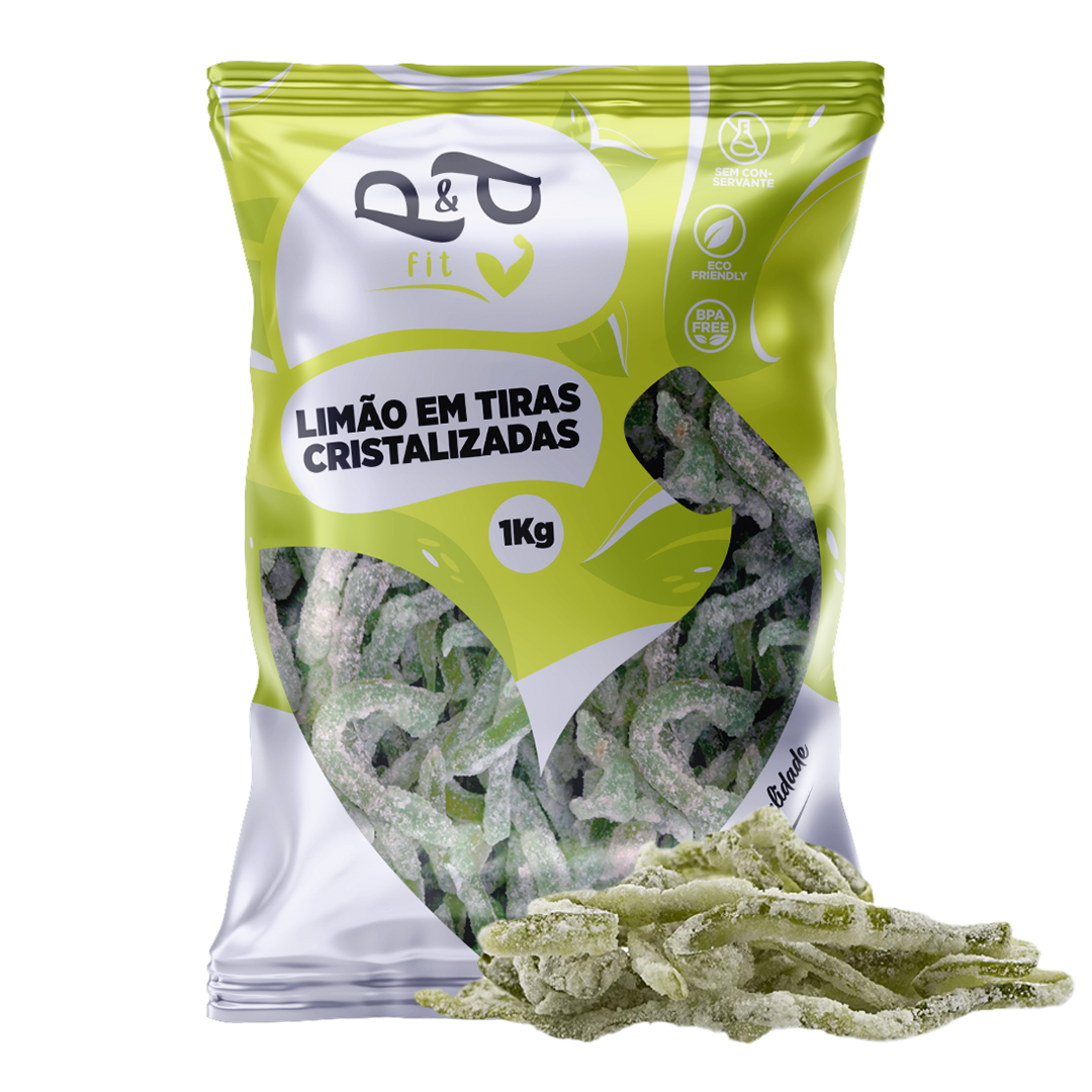 Limão em Tiras Cristalizadas - P&P