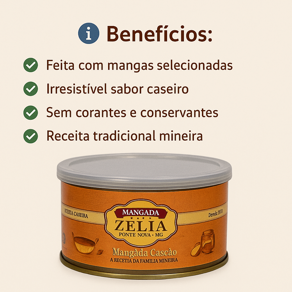 Mangada Cremosa Zélia Lata