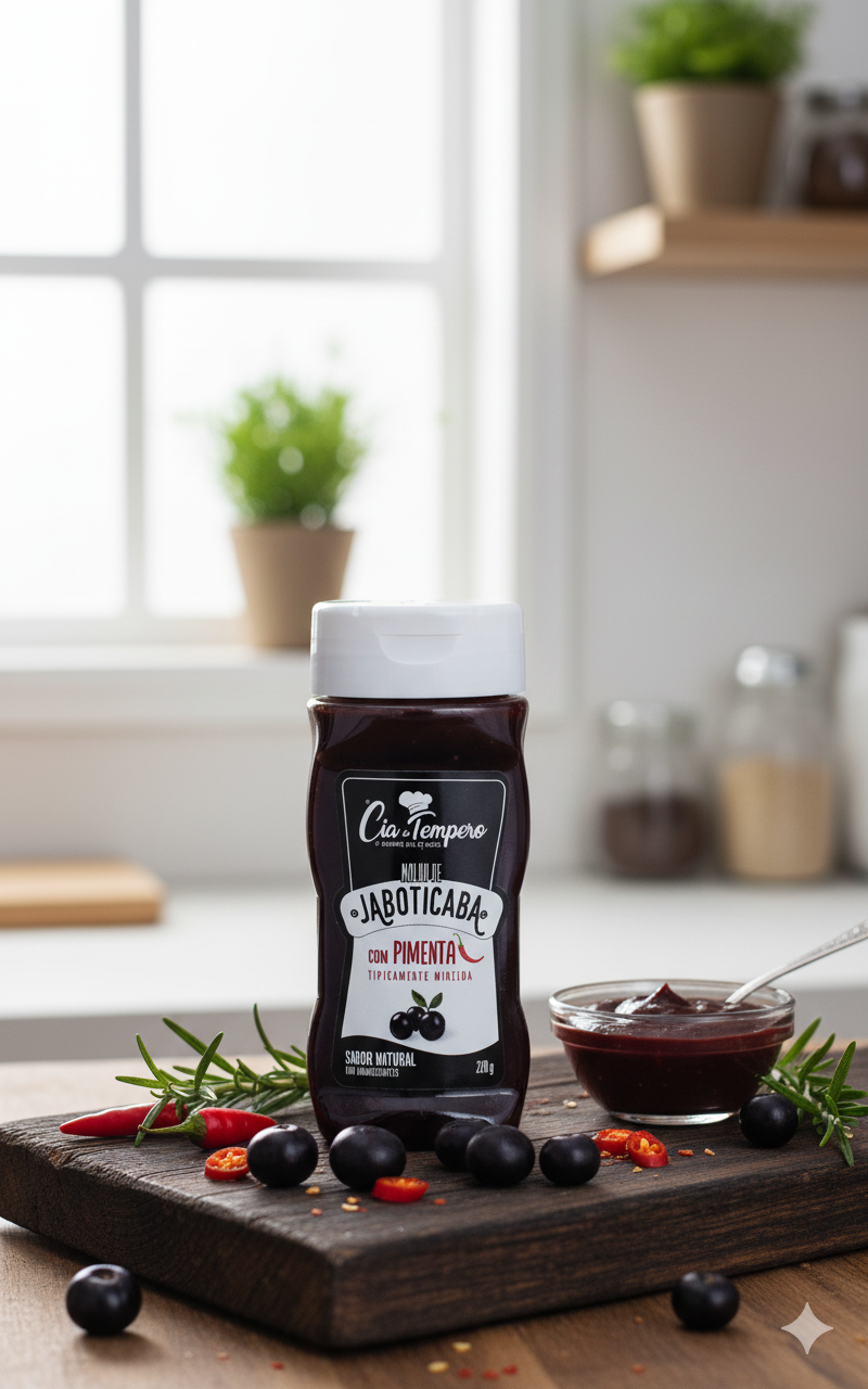 Molho De Jabuticaba Com Pimenta 180ML CIA DO TEMPERO